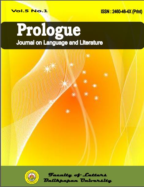 					View Vol. 5 No. 1 (2019): Prologue : Journal on Language and Literature
				