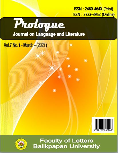 					View Vol. 7 No. 1 (2021): Prologue : Journal on Language and Literature
				