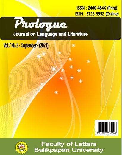 					View Vol. 7 No. 2 (2021): Prologue : Journal on Language and Literature
				